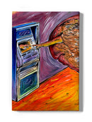 Reaching For The Atm Wall Art -Oguz Gurel Designs