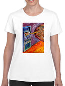 Reaching For The Atm T-shirt -Oguz Gurel Designs