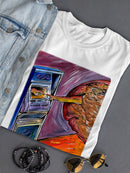 Reaching For The Atm T-shirt -Oguz Gurel Designs