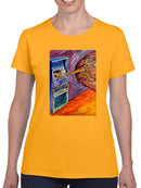 Reaching For The Atm T-shirt -Oguz Gurel Designs