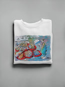 Storing Fish Hoodie or Sweatshirt -Oguz Gurel Designs