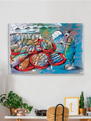 Storing Fish Wall Art -Oguz Gurel Designs