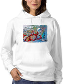 Storing Fish Hoodie or Sweatshirt -Oguz Gurel Designs