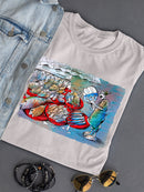 Storing Fish T-shirt -Oguz Gurel Designs