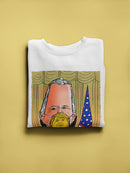 President With A Face Mask Hoodie -Oguz Gurel Designs