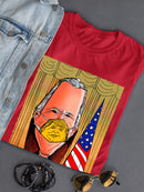 President With A Face Mask T-shirt -Oguz Gurel Designs
