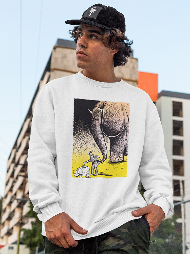 Elephant Thief Sweatshirt -Oguz Gurel Designs