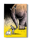 Elephant Thief Wall Art -Oguz Gurel Designs