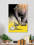 Elephant Thief Wall Art -Oguz Gurel Designs