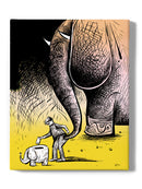 Elephant Thief Wall Art -Oguz Gurel Designs