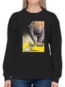 Elephant Thief Sweatshirt -Oguz Gurel Designs