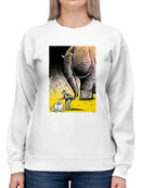 Elephant Thief Sweatshirt -Oguz Gurel Designs