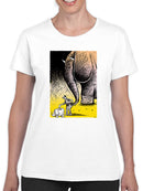 Elephant Thief T-shirt -Oguz Gurel Designs