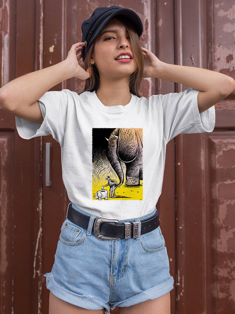Elephant Thief T-shirt -Oguz Gurel Designs