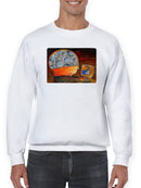 Social Media Brain Hoodie or Sweatshirt -Oguz Gurel Designs