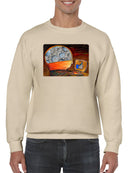 Social Media Brain Hoodie or Sweatshirt -Oguz Gurel Designs