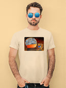Social Media Brain T-shirt -Oguz Gurel Designs