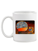 Social Media Brain Mug -Oguz Gurel Designs