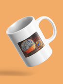 Social Media Brain Mug -Oguz Gurel Designs