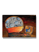 Social Media Brain Wall Art -Oguz Gurel Designs