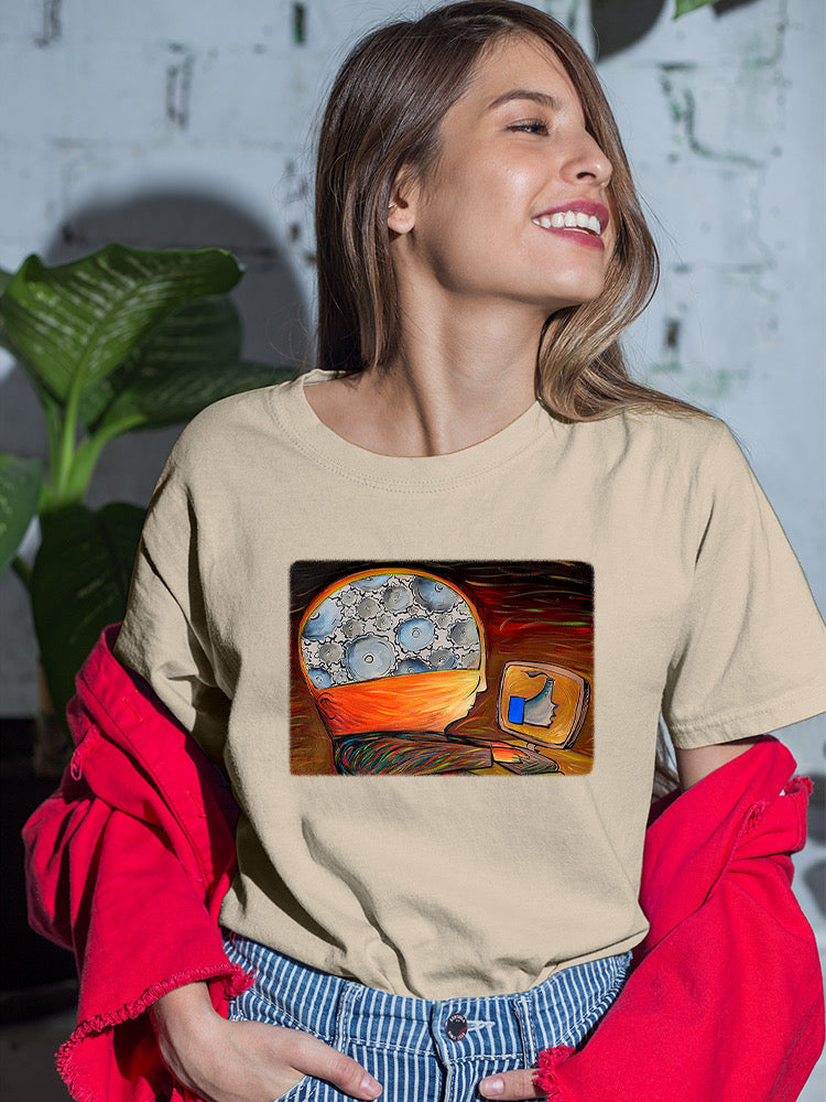 Social Media Brain T-shirt -Oguz Gurel Designs
