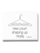 New Court Shaping Up Nicely Wall Art -Dennis Goris Designs