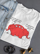 Controversial Elephant T-shirt -Dennis Goris Designs