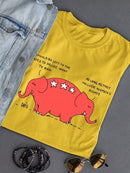 Controversial Elephant T-shirt -Dennis Goris Designs