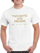 Thoughts, Prayers And Bullets T-shirt -Dennis Goris Designs
