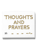 Thoughts, Prayers And Bullets Wall Art -Dennis Goris Designs
