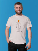 Candy Corn Man T-shirt -Dennis Goris Designs