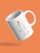 Candy Corn Man Mug -Dennis Goris Designs