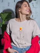 Candy Corn Man T-shirt -Dennis Goris Designs