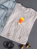 Candy Corn Man T-shirt -Dennis Goris Designs