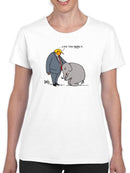 Orange Man With Elephant T-shirt -Dennis Goris Designs