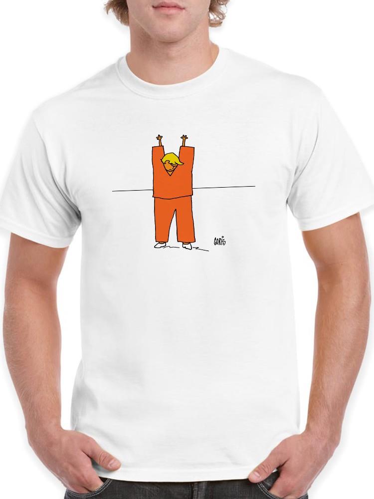 Orange Man Prisoner T-shirt -Dennis Goris Designs