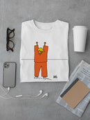Orange Man Prisoner T-shirt -Dennis Goris Designs