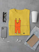 Orange Man Prisoner T-shirt -Dennis Goris Designs