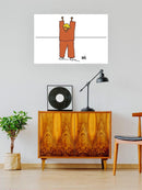 Orange Man Prisoner Wall Art -Dennis Goris Designs