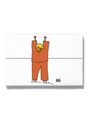 Orange Man Prisoner Wall Art -Dennis Goris Designs