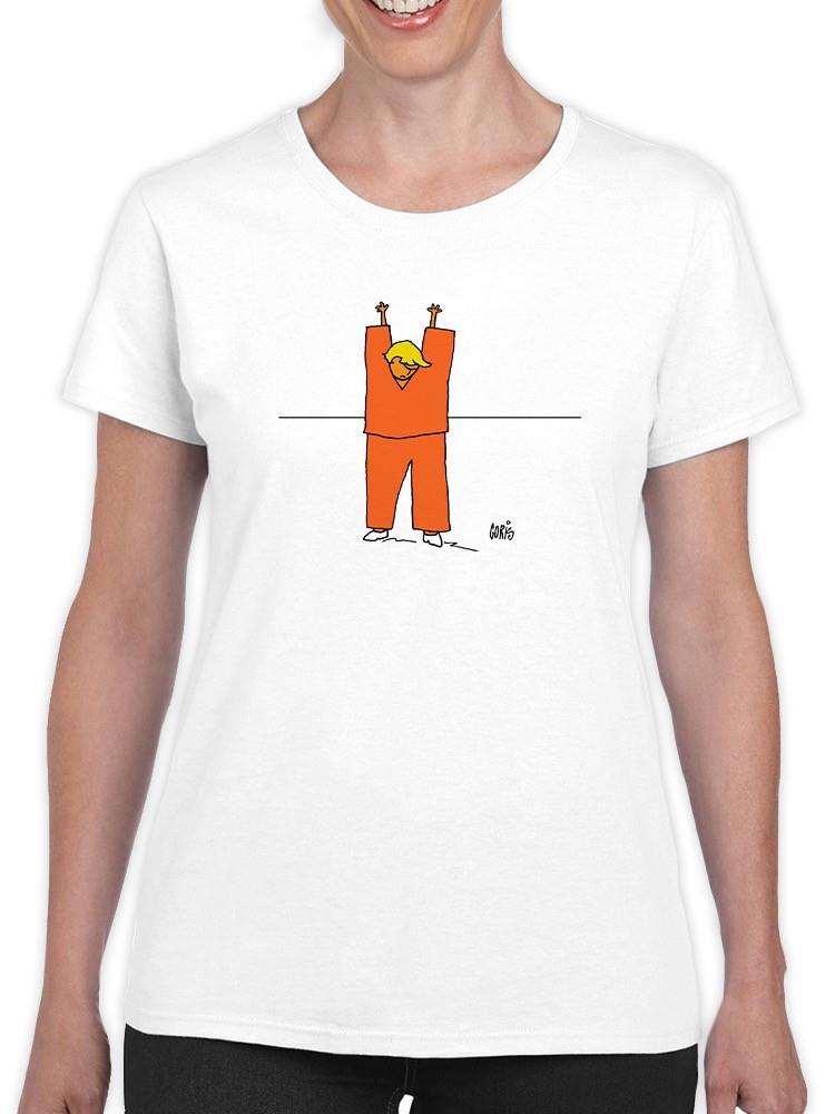 Orange Man Prisoner T-shirt -Dennis Goris Designs