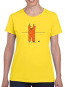 Orange Man Prisoner T-shirt -Dennis Goris Designs