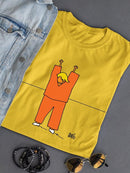 Orange Man Prisoner T-shirt -Dennis Goris Designs