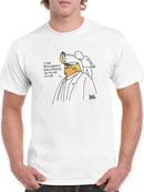 Orange Man With No Mind T-shirt -Dennis Goris Designs
