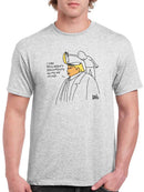 Orange Man With No Mind T-shirt -Dennis Goris Designs