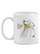 Orange Man With No Mind Mug -Dennis Goris Designs