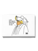 Orange Man With No Mind Wall Art -Dennis Goris Designs
