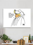 Orange Man With No Mind Wall Art -Dennis Goris Designs
