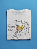 Orange Man With No Mind T-shirt -Dennis Goris Designs