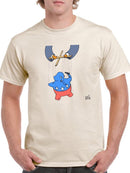 Democratic Puppet Show T-shirt -Dennis Goris Designs